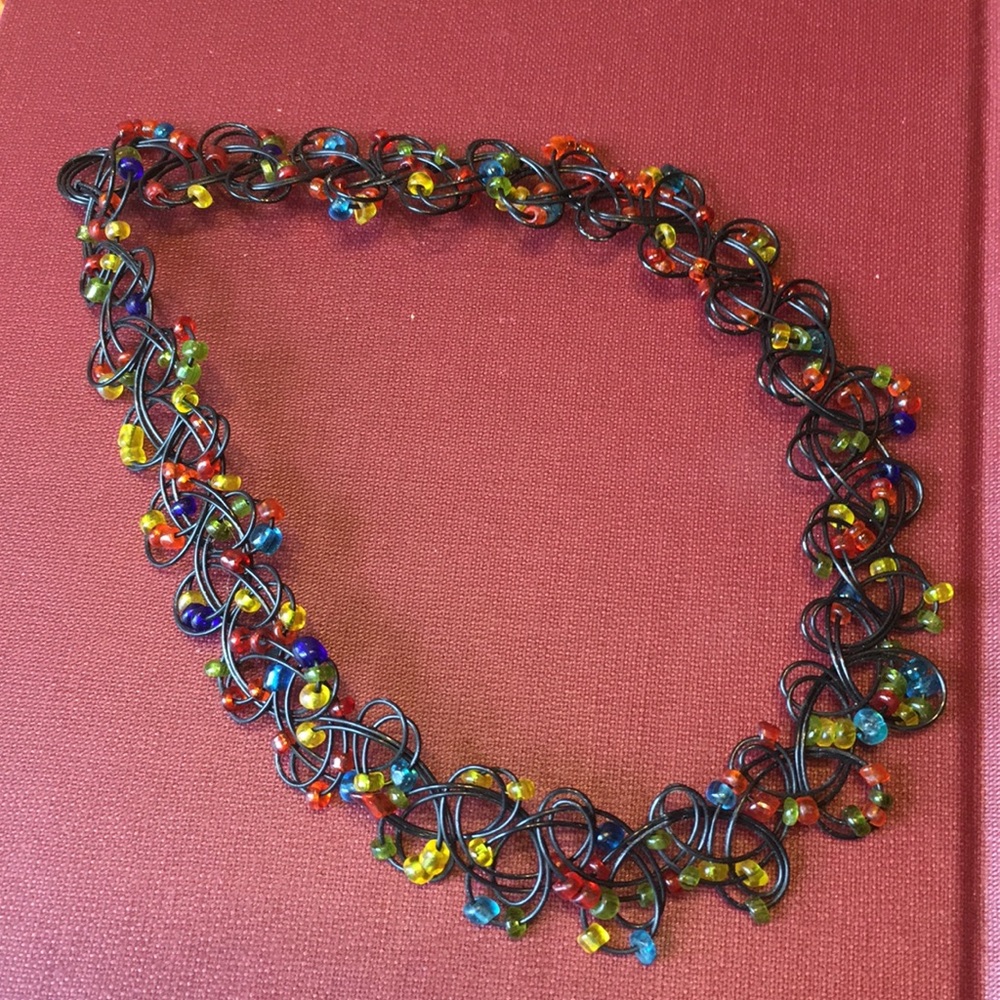 Beaded choker